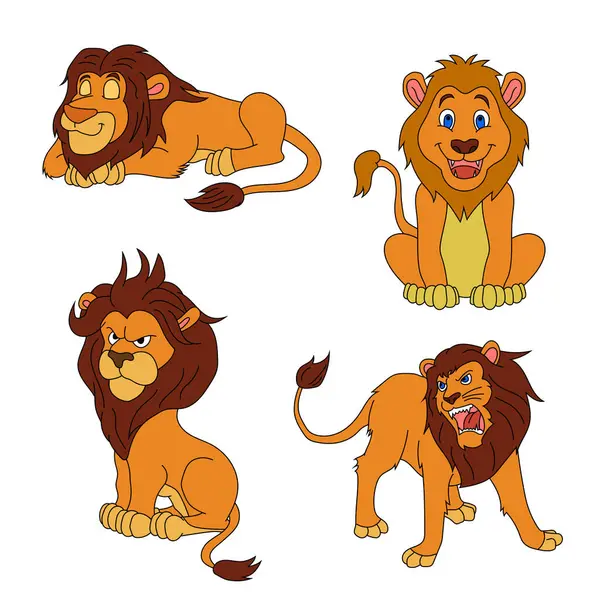 Lion Clipart. Doodle Hayvanlar Tırmanışı. Vahşi Hayvanlar Çizgi Filmi Vahşi Yaşam Aşıkları İçin Tırmanma