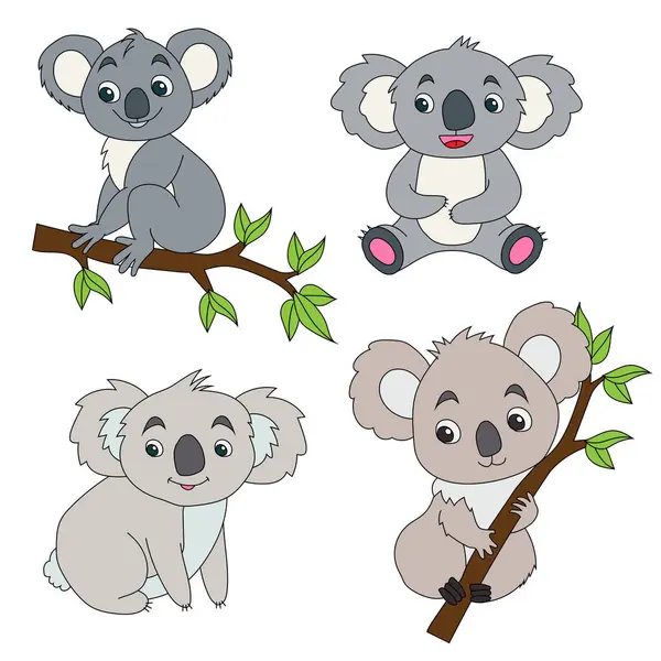 Koala Clipart. Doodle Hayvanlar Tırmanışı. Vahşi Hayvanlar Çizgi Filmi Vahşi Yaşam Aşıkları İçin Tırmanma