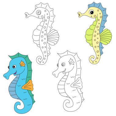 Denizatı Clipart. Su hayvanları, deniz hayvanlarını ve deniz yaşamını sevenler için hazırlanır. Eğer deniz altı yaşamını seviyorsan