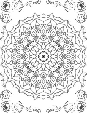 Yetişkinler için Yazdırılabilir Mandala Renk Sayfası. Çocuklar için Eğitim Kaynakları 'ndan. Yetişkinler Boyama Kitabı. Mandala Renklendirme Etkinlik Çalışma Tablosu.