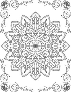 Yetişkinler için Yazdırılabilir Mandala Renk Sayfası. Çocuklar için Eğitim Kaynakları 'ndan. Yetişkinler Boyama Kitabı. Mandala Renklendirme Etkinlik Çalışma Tablosu.