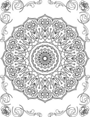 Yetişkinler için Yazdırılabilir Mandala Renk Sayfası. Çocuklar için Eğitim Kaynakları 'ndan. Yetişkinler Boyama Kitabı. Mandala Renklendirme Etkinlik Çalışma Tablosu.