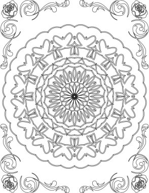 Yetişkinler için Yazdırılabilir Mandala Renk Sayfası. Çocuklar için Eğitim Kaynakları 'ndan. Yetişkinler Boyama Kitabı. Mandala Renklendirme Etkinlik Çalışma Tablosu.