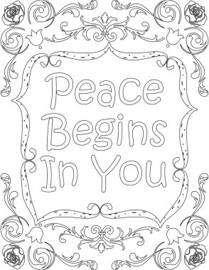 Çocuklar ve yetişkinler için basılabilir çiçek boyama sayfası. Kişisel sevgi ve kişisel bakım için ilham verici bir deyiş. Bu zorlu yolculuktan zevk almak için hayata karşı mücadele etmeye yardımcı olur.