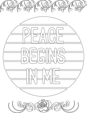 Çocuklar ve yetişkinler için ilham verici bir boyama sayfası. Kişisel sevgi ve kişisel bakım için motive edici kelimeler. Bu zorlu yolculuktan zevk almak için hayata karşı mücadele etmeye yardımcı olur.