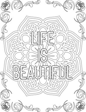 Çocuklar ve yetişkinler için basılabilir mandala boyama sayfası. Kişisel sevgi ve kişisel bakım alıntıları var. Bu zorlu yolculuktan zevk almak için hayata karşı mücadele etmeye yardımcı olur.