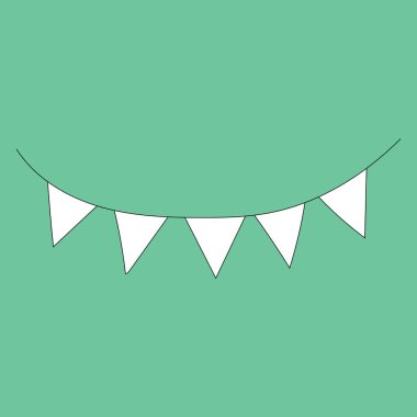 Doodle Birthday Clipart: Siyah ve Beyaz Doğum günü Partisi Vektör Grafikleri