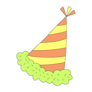 Colorful Birthday Clipart: Doodle Birthday Party Graphics clipart