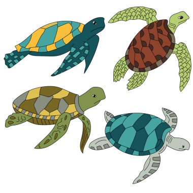 Kaplumbağalar çizgi film tarzı dizi