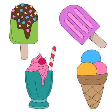 Dondurmanın vektör çizimi