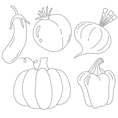 sebze vektör kümesi.