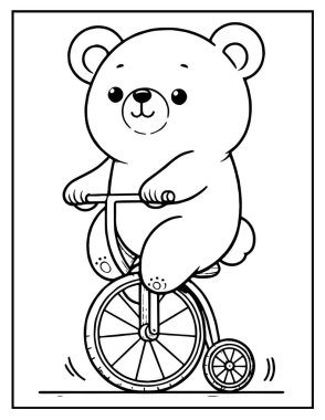 Sirk boyama sayfası: Sirk renklendirme sayfası