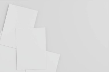 A5 Flyer Model 3D Görüntü