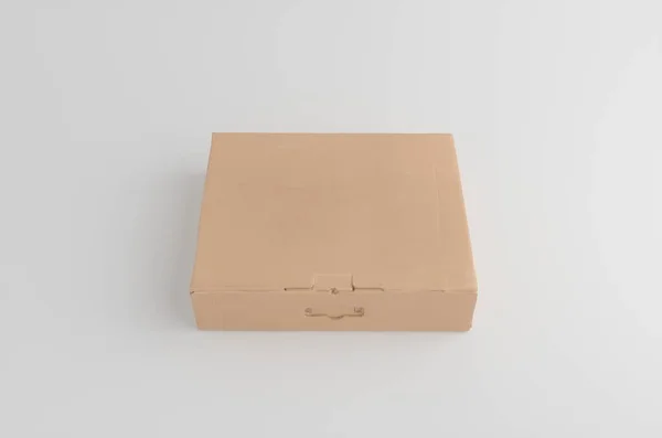 Caja Cartón Corrugado Ilustración Burla —  Fotos de Stock