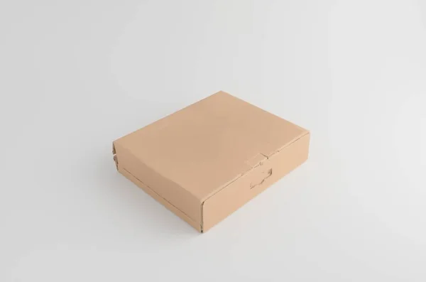 Гофрована Картонна Коробка Mockup Ілюстрація — стокове фото