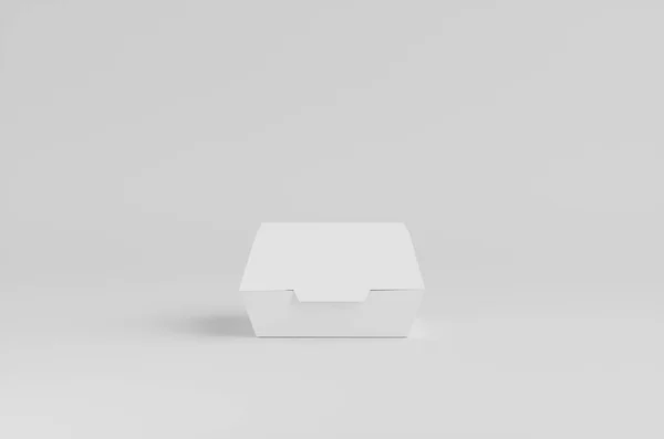 バーガーボックス 3Dイラスト — ストック写真