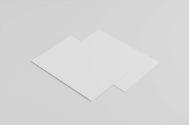 A5 Flyer Model 3D Görüntü