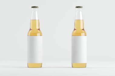 Bira Şişe Model 3D Görüntü