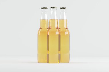 Bira Şişe Model 3D Görüntü