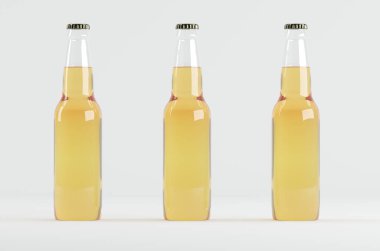 Bira Şişe Model 3D Görüntü