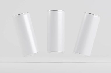 Alüminyum Beyaz Soda Bira Kutusu 3D Görüntü