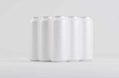 Alüminyum Beyaz Soda Bira Kutusu 3D Görüntü