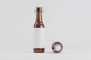 Bira Şişe Model 3D Görüntü