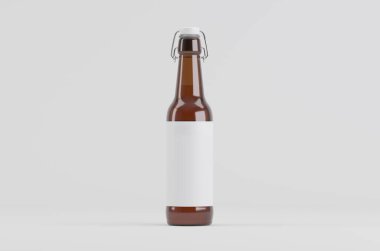 Bira Şişe Model 3D Görüntü