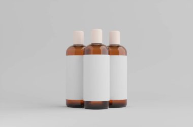 Kozmetik Sabun Şişeleri 3B Görüntü