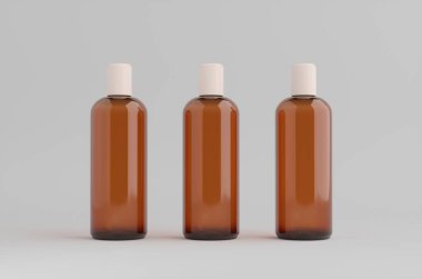 Kozmetik Şişe Model 3B Görüntü