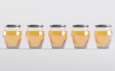 Bal kavanozu 3D Görüntü