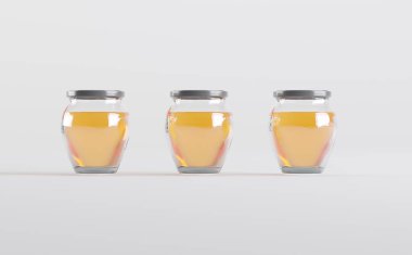 Bal kavanozu 3D Görüntü