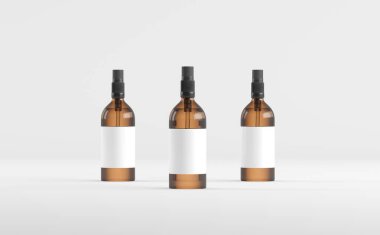 Düşüren Şişe Model 3D Görüntü - İki Şişe