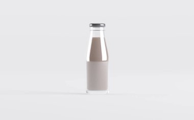 Süt Şişeleri Model 3D Görüntü