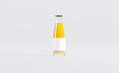 Meyve suyu şişesi 3 boyutlu tasviri