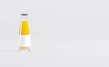 Meyve suyu şişesi 3 boyutlu tasviri
