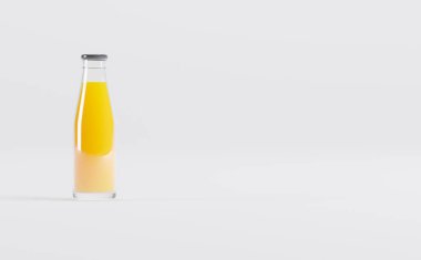 Meyve suyu şişesi 3 boyutlu tasviri