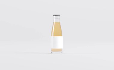 Meyve suyu şişesi 3 boyutlu tasviri