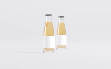 Meyve suyu şişesi 3 boyutlu tasviri