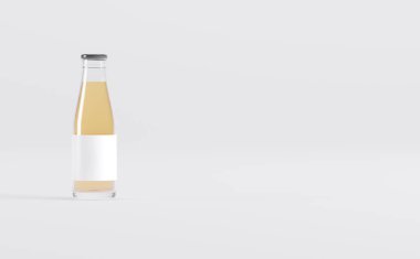 Meyve suyu şişesi 3 boyutlu tasviri