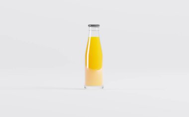 Meyve suyu şişesi 3 boyutlu tasviri