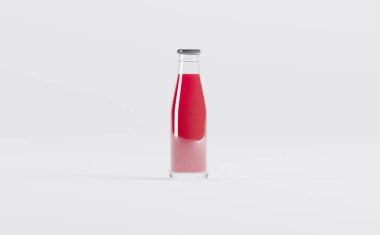 Meyve suyu şişesi 3 boyutlu tasviri