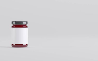 Reçel kavanozları 3D Görüntü