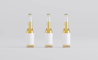 Bira Şişe Model 3D Görüntü