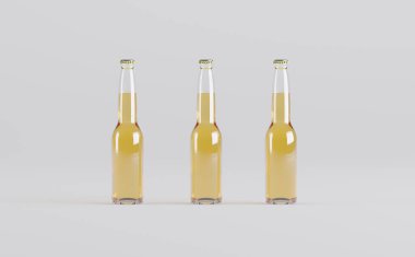 Bira Şişe Model 3D Görüntü