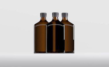 Eczacılık Alkol Şişe Model 3D Görüntü