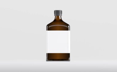Eczacılık Alkol Şişe Model 3D Görüntü
