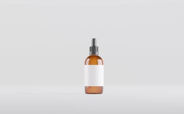 Amber Damlası Şişe Model 3D Görüntü