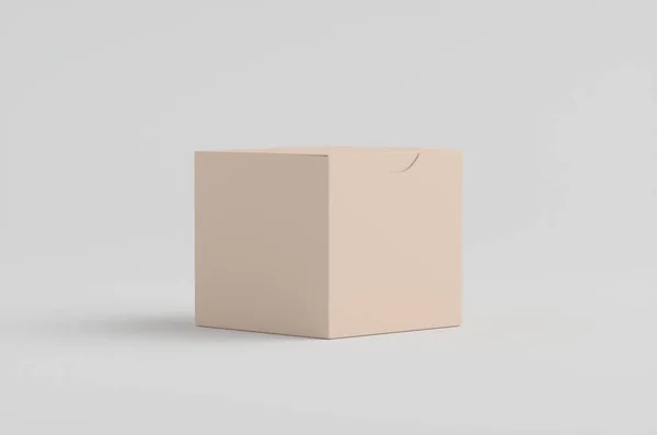 Картонна Коробка Mockup Ілюстрація — стокове фото