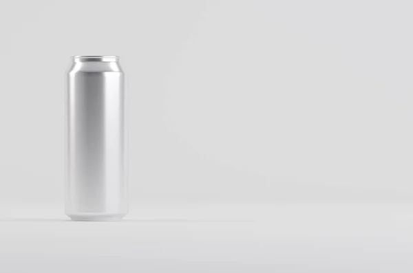 Bir Soda Aluminium Dapat Mockup Ilustrasi — Stok Foto